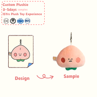 Porte-clés en peluche personnalisé, mini jouets en peluche, jouets Kawaii, fabricant de peluches personnalisées, jouets en peluche