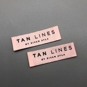 Marca de ropa de alta calidad, marca de fábrica, etiqueta tejida personalizada - Product Image 1