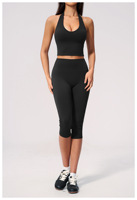 Ensemble de vêtements de sport pour femmes, 5 pièces, haute élasticité, respirant, pour la gym, le yoga et les activités de plein air