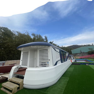 Maison flottante écologique avec conception amphibie Maison flottante pré-construite Bateau-maison Capsule spatiale Technologie Maison intelligente Solution - Product Image 4