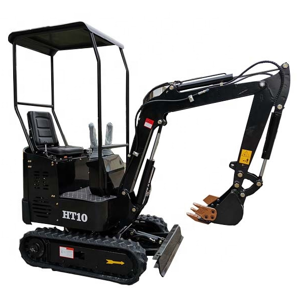 Мини-экскаватор HT10, маленький садовый экскаватор с сертификатом CE ISO EPA