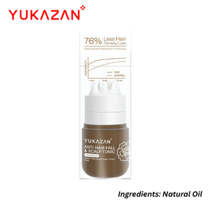 Tónico Anticaída y para el Cuero Cabelludo Yukazan 70ml, Superventas B2B, Garantía del Mejor Proveedor, Calidad Premium, Favorece el Crecimiento del Cabello, Zesty - Product Image 2