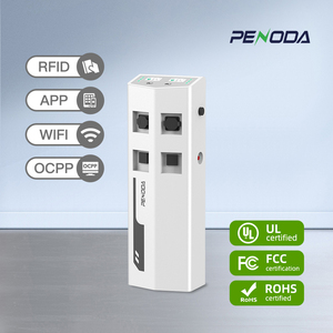 Chargeur EV sans fil à double prise 22 kW, chargeur commercial, station de recharge pour véhicules AC au sol, compatible OCPP - Product Image 5