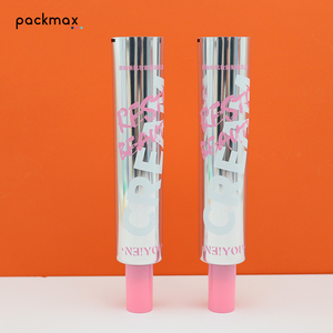 Tube cosmétique souple ultra-plat personnalisé de 50 ml pour crème solaire BB, tube aluminium-plastique haute brillance, tube d'emballage à tête goutte d'eau - Product Image 5