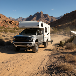 Façade supérieure détachable pour remorque Explorer 16-17 par Redacon Modèle 6 P0145 Garniture en plastique noir Accessoire - Product Image 2