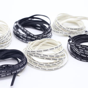 Cordoncino in Pelle da 5MM con Lettere Stampate, Collana Sottile Fatta a Mano, Cintura Bianca e Nera, Accessori per Borse - Product Image 4