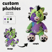 Jouets en peluche personnalisés OEM/ODM, poupées douces à chemise rayée, cadeaux sur le thème des chiens et des animaux de compagnie, moto, Dolly, Teddy Bear, jouet en peluche vinyle personnalisé