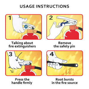 Yếu tố an toàn cao thuận tiện, nhanh chóng và đơn giản thiết bị cứu hộ chuyên nghiệp bột khô Bình chữa cháy cảnh cứu hộ - Product Image 5