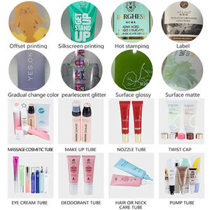 Lvfeng Tube de crème pour les yeux personnalisé de 15ml 20ml Bouteille électronique à presser en plastique Tube de crème pour les yeux emballage cosmétique avec tête de massage - Product Image 5