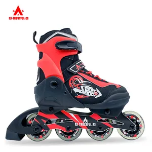 OEM Custom Tteleskop Safe Rollers Skate Schuh rot Skating hochwertige Jungen Kinder verstellbare Inline-Skates