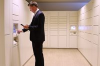 Système de casier intelligent électronique automatisé pour colis, solution de livraison intérieure pour bureaux, centres commerciaux et bâtiments commerciaux, armoire de stockage