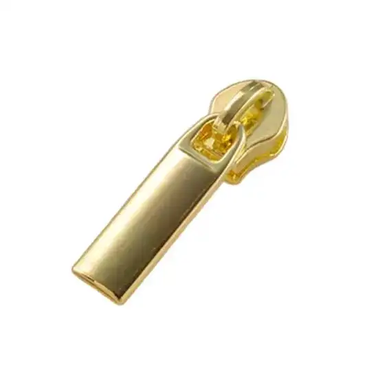 Acessórios para sacolas de ouro de vendas diretas de novos produtos com zíper para abertura e fechamento suave com zíper de metal com 20 mm de espessura