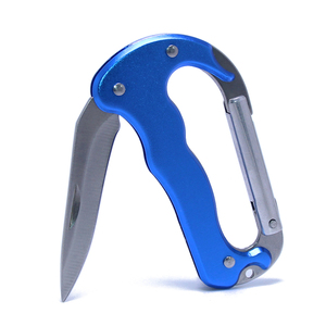 <span class=keywords><strong>Mousqueton</strong></span> de camping multifonction EDC pour l'extérieur <span class=keywords><strong>mini</strong></span> couteau pliable en acier inoxydable <span class=keywords><strong>mousqueton</strong></span> de voyage en métal avec couteau - Product Image 3