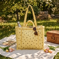 Sac fourre-tout matelassé en nylon uni personnalisable, léger, toutes saisons, pour femme, nouveau modèle 2026, avec logo OEM personnalisé