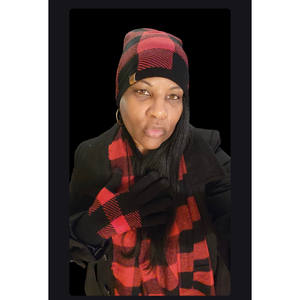 Great Northern Adult <b>Slouch</b> Buffalo Plaid <b>Beanie</b> - Product Image 1