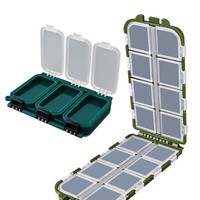 Boîte de rangement étanche en PVC pour leurres, appâts artificiels, accessoires de pêche
