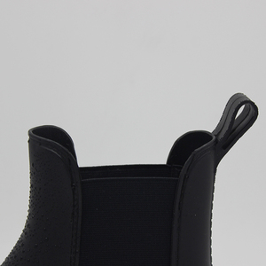 YL106 Stivali da Pioggia in PVC per <span class=keywords><strong>Donna</strong></span>, Impermeabili e Antiscivolo, Neri, alla Moda, per Uso Esterno - Product Image 3