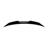 Aileron de coffre et de toit en ABS noir brillant et à motif carbone, compatible avec Audi A5 F5 Sportback 2017-2024