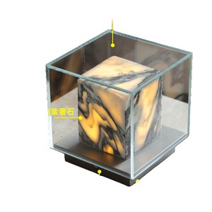 Lampe de table tactile en marbre, LED, fonctionnant sur piles, portable, décorative, pour salon, chambre, veilleuse - Product Image 5