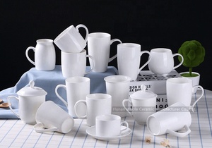 Venta al por mayor impresión a todo color 11oz 15oz regalo taza de café de cerámica sublimación Blanc camping esmalte tazas sublimación en blanco para la venta - Product Image 5