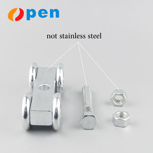 स्क्वायर स्टील 4-पहिया भारी-शुल्क स्लाइडिंग दरवाजा रोलर आधुनिक बाहरी डिजाइन लटकी ट्रैक व्हील पुली टिकाऊ कम शोर सुविधाओं - Product Image 5