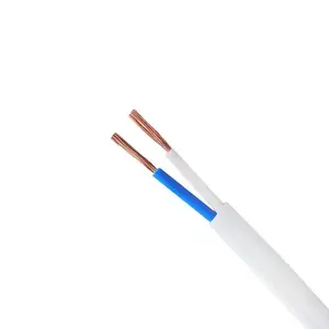 H03VVH2-F Flexible2-core PVC cobre isolado Twisted Pair Wire Power Cable para equipamentos elétricos e construção