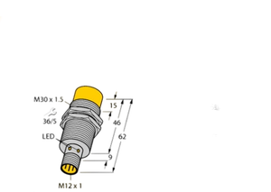 VIT-W turck เซ็นเซอร์ Ni20-m30-vn6x-h1141ความใกล้ชิดหนักทางไกลใช้สำหรับการตรวจจับโลหะที่แม่นยำในเครื่องจักรอุตสาหกรรม - Product Image 2