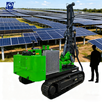 Kleiner Hydraulischer PV-Pfahlrammer, Spezialisiert für PV-Bodenpfahlverlegung, Robust, Langlebig & Hocheffizient