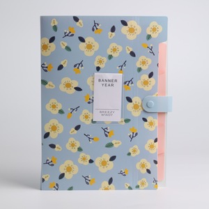 <span class=keywords><strong>2025</strong></span> Hot Bán <span class=keywords><strong>PP</strong></span> tùy chỉnh màu sắc logo dễ thương hoa in 6-túi mở rộng tập tin thư mục cho các trường học văn phòng sinh viên tài liệu - Product Image 4