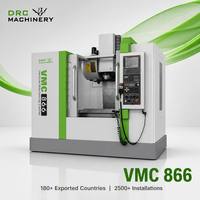 Centre d'usinage vertical haute précision automatique VMC866 robuste avec broche BT40 et système Fanuc, machine de fraisage CNC