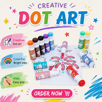 Marqueurs à points Superdots de forme originale, couleurs vives, non toxiques, lavables, pour enfants, coloriage, bingo, gribouillage, art