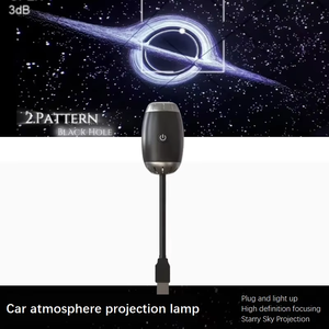 Proyector USB para Auto con Luz de Galaxia, Lámpara de Ambiente con Cielo Estrellado para Interior de Auto, Luz Nocturna Ambiental, Proyector de Estrellas para Techo de Auto - Product Image 4