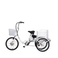 Bicicleta de 3 ruedas de 7 velocidades con neumáticos Kenda V Sistema de frenado Pedal ordinario y material de horquilla de acero