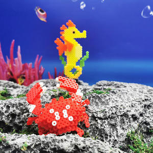 2021 nouveau Design de jouets éducatifs créatifs Diy <span class=keywords><strong>perles</strong></span> jouets 3D Animal de mer 5mm <span class=keywords><strong>perles</strong></span> de repassage - Product Image 4