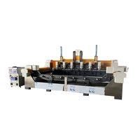 Máquina de Corte de Piedra con Sierra de Puente CNC Totalmente Automática para Granito y Mármol con Control PLC, Motor, Bomba y Caja de Cambios
