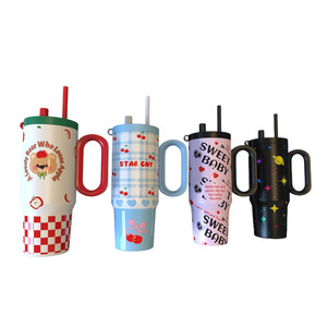 Vaso Térmico de Acero Inoxidable 316 con Aislamiento <span class=keywords><strong>al</strong></span> Vacío de 750 ml, Diseño de Dibujos Animados, Mantiene la Temperatura de 6 a 12 <span class=keywords><strong>Horas</strong></span>, con Tapa y Pajita - Product Image 2
