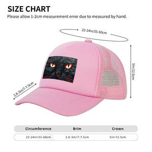 Image personnalisée Casquette de baseball à la mode en maille de coton avec motif de zone imprimé Tissu sergé Techniques par sublimation Caractéristiques communes - Product Image 5