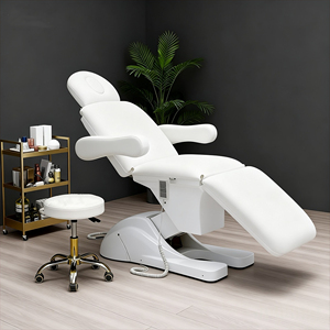Electric Beauty Bed Ultralow Price 3 Motor Salon Furniture Extension Massage Table Spa Facial Lash Beauty Bed for Salon - Product Image 3