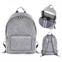 Sac à dos pour ordinateur portable imperméable de grande capacité, design personnalisé, tendance, en polyester, pour les voyages, la salle de sport, la course à pied, vente en gros, sac en néoprène