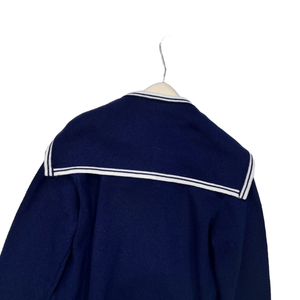 Jersey de Punto Estilo Preppy para Mujer, Cuello Grande, Manga Larga, Tela Suave, Top Informal para Uso Diario - Product Image 6