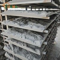 Revêtement en polyuréthane pour extérieur et intérieur, résistant aux UV, panneau décoratif imprimé avec texture poreuse, pour les façades de magasins, résidences, usines