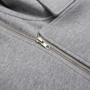 Sudadera con Capucha y Cremallera para Hombre, Estilo Urbano, Personalizable OEM, Unisex, de Algodón y Poliéster Mamba de 500 GSM, con Capucha - Product Image 3