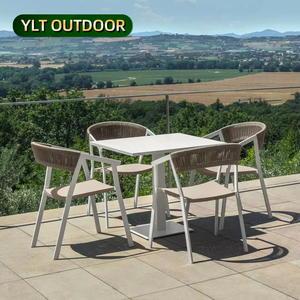 Ensemble de mobilier de <span class=keywords><strong>jardin</strong></span> de style nordique haut de gamme, table <span class=keywords><strong>et</strong></span> chaises de cour, ensemble de meubles d'extérieur, imperméable, protection solaire, chaises de <span class=keywords><strong>terrasse</strong></span> - Product Image 1