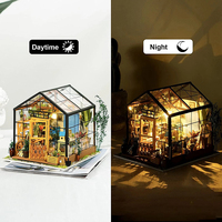 Robotime Rolife Contact Obtenez une réduction sur le puzzle en bois 3D DG104 Cathy's Flower Toy Kit DIY Maison miniature