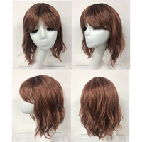 Perruque synthétique haut de gamme personnalisée Futura, résistante à la chaleur, en monofilament, coupe pixie bob, perruque complète en dentelle HD, sans colle