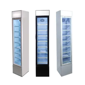 Meisda SC105B OEM 105L Supermarket Vertical Cold Drink Display Refrigerator With Glass Door