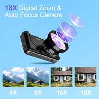 Filtres rétro pour caméra CCD A65 Écran rabattable 3.0 "2000mAh Enregistrement longue durée Time-lapse 4K Ultra Video Camera Vlog Trip