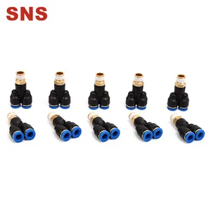 SNS SPLL Series Manufacturer wholesale Elbow Male Thread Quick Connect Pipe Fittings Tube Joints Pneumatic