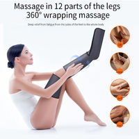 Nouvel appareil de massage des jambes 2026 pour la circulation sanguine, masseur de pieds et mollets à pression d'air Shiatsu avec chaleur