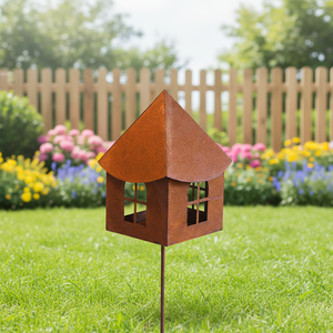 Mangeoire à oiseaux résistante aux écureuils JH-Mech, facile à démonter et à installer, grande capacité de transport, mangeoire à oiseaux en métal - Product Image 3